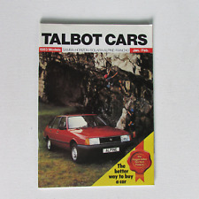 Talbot cars 1983 for sale  Shipping to Ireland