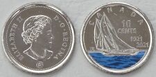 Canadá/Canadá 10 Centavos Moneda conmemorativa 2021 Cubierta Bluenose En Color segunda mano  Embacar hacia Argentina
