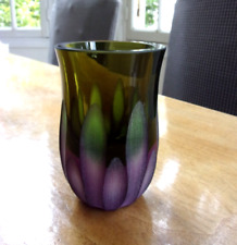 Vase multicolore verre d'occasion  Céret