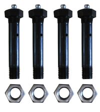 4) Trailer Axle Spring Shackle Wet Bolt Grease fitting 9/16 x 3" for leaf spring for sale  Shipping to South Africa