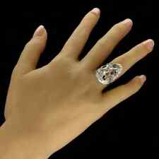 20.30CT Clear Huge Antique Old Mine Pear Shape Cubic Zirconia Solitaire Ring  for sale  Shipping to South Africa