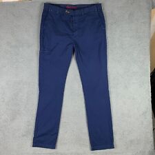Calça chino Robert Graham Kipling masculina tamanho 36 azul marinho sob medida elástica algodão pima comprar usado  Enviando para Brazil