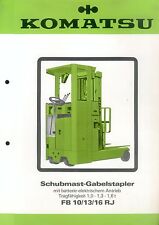 Komatsu schubmast gabelstapler gebraucht kaufen  Gladbeck