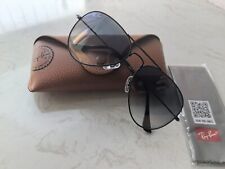 Ray-Ban RB3025 AVIATOR Unisex Black Frame Blue Gradient Sunglasses 58mm for sale  Shipping to South Africa