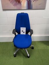 RH 400 High Back Orthopaedic Executive Operator Chair 3 Button Original Blue for sale  Shipping to Ireland