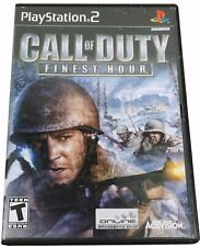 Usado, Call of Duty: Finest Hour PS2 (Sony PlayStation 2, 2004) Sem Manual Frete Rápido comprar usado  Enviando para Brazil