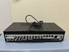 Amplificador de graves Gallien-Krueger Backline 600 2 canales 300 vatios cabezal necesita reparación tal como está segunda mano  Embacar hacia Argentina