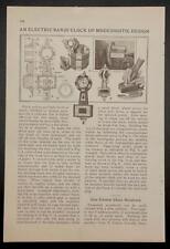 Relógio Banjo Elétrico 1931 Como Construir PLANOS Estilo Moderno Nogueira~Bétula~Bordo comprar usado  Enviando para Brazil