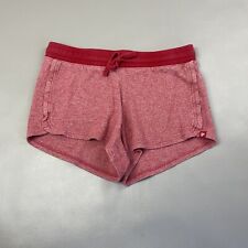 Shorts femininos Pact de malha de algodão orgânico marled sem forro vermelho médio comprar usado  Enviando para Brazil