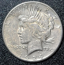 1924 peace silver for sale  Vancouver