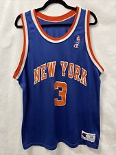 Usado, Camiseta de basquete John Starks #3 New York Knicks azul campeão tamanho 48 XL comprar usado  Enviando para Brazil