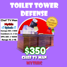 Chef TV Man | Toilet Tower Defense TTD Roblox | Cheap & Fast Delivery for sale  Shipping to South Africa