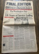 Newspaper washington star for sale  Springfield