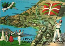 CPM Le Pays Basque - Map - Flag - Types (1166641), usado comprar usado  Enviando para Brazil