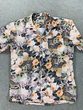 Bather Tuscany Yellow Rose Garden Camp Shirt (Men's Small) for sale  Shipping to South Africa
