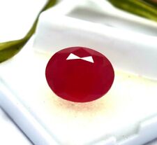 Used, Natural Red Bixbite Beryl Loose Gemstone Oval Cut 9 CT Certified   for sale  Shipping to Canada