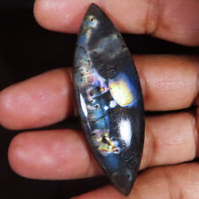 88.00 Cts Natural Spectrolite Labradorite Gemstone, Marquise (23x66x7 mm) GS_487 for sale  Shipping to South Africa