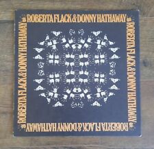 1972 Roberta Flack & Donny Hathaway Disco Vinil 12" LP 33 RPM SD 7216 Gatefold, usado comprar usado  Enviando para Brazil