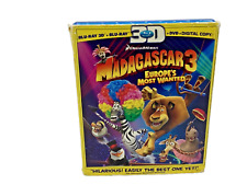 Combo Madagascar 3: Europe's Most Wanted (Três Discos Blu-ray 3D / Blu-ray / DVD  comprar usado  Enviando para Brazil