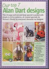 ALAN DART TOP 7 TOY SEWING PATTERNS  BALLERINA RAG DOLL FLAMINGO DONKEY LADYBIRD for sale  Shipping to South Africa