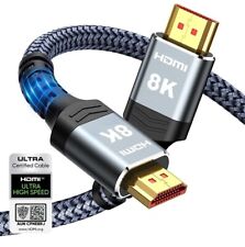 Cable Highwings 8K 10K HDMI 2.1 48Gbps 6.6FT/2M, Cable HDMI de Alta Velocidad Certificado segunda mano  Embacar hacia Argentina