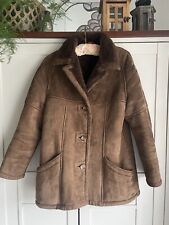 Sheepskin coat brown for sale  PRESTON