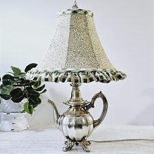 Vintage Teapot Lamp Silver for sale  Shipping to South Africa