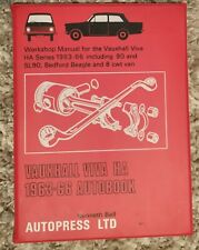 VAUXHALL VIVA HA 1963-66 AUTOBOOK Workshop Manual, SL 90, Bedford Beagle, Van for sale  HALESWORTH