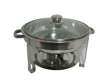 Round Chafing Dish Stainless Steel 30cm Diameter Lot 2, used for sale  Shipping to South Africa