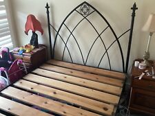 Gothic iron bed for sale  BICESTER