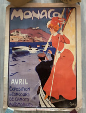 Ancienne grande affiche d'occasion  Magné