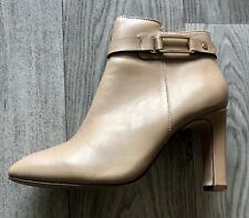 Next Ladies Ankle Boots, Size 3.5, Fawn Faux Leather, Worn Once, # 225 for sale  Shipping to South Africa