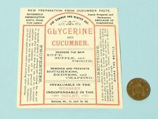 Antique glycerine cucumber for sale  BEDALE