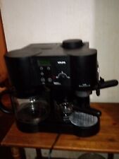 Krups 867 Cafe Bistro 4-Cup Espresso Maker / 10-Cup Coffee Machine, used for sale  Shipping to South Africa