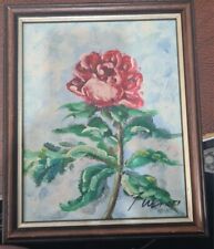 Vintage framed floral for sale  ASHFORD
