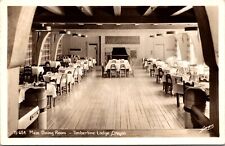 RPPC-Posted Postcard- Dining Room Timberline Lodge Oregon OR for sale  Shipping to South Africa