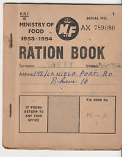 Ration book issued for sale  HERTFORD