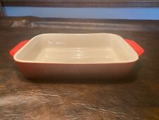 Creuset red rectangular for sale  Madison