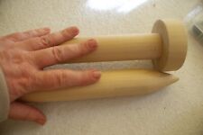 A pair of very large wooden knitting needles extreme needles, used for sale  Shipping to South Africa