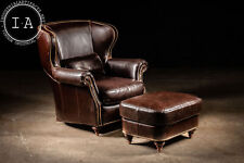 Vintage leather armchair for sale  Dekalb