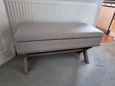 Grey storage bench for sale  BARNARD CASTLE