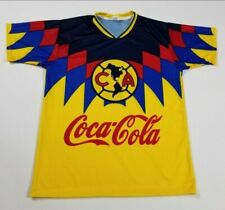 Camiseta deportiva de fútbol para hombre Club America multicolor, camiseta retro de fútbol segunda mano  Embacar hacia Mexico