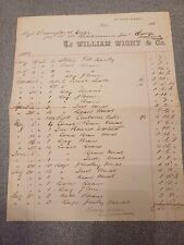 William wight 1882 for sale  TADCASTER
