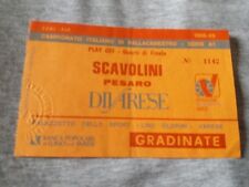 Biglietto basket 1988 usato  Sandigliano