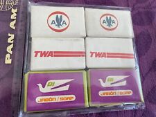 Usado, Lote de 6 mini barras de sabão da era dos anos 60-70 U.S. Airlines -American/TWA/Braniff comprar usado  Enviando para Brazil