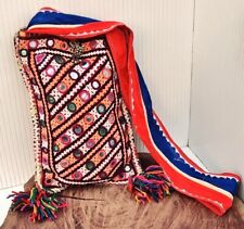 BANJARA BOLSA DE OMBRO BOHO BORDADA ÉTNICA KUCHI FEITA À MÃO ESPELHO TRIBAL comprar usado  Enviando para Brazil