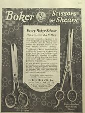 Cuchillos de seda para baño de tijeras y tijeras marca Boker Tree anuncio impreso vintage 1927 segunda mano  Embacar hacia Argentina