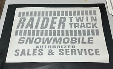 Raider snowmobiles vinyl for sale  Maple Plain