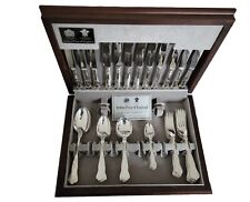 Antique ARTHUR PRICE SILVER PLATED CANTEEN CUTLERY ASHLEIGH 44 PIECE for 6 & Box for sale  Shipping to South Africa