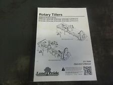 LandPride RTR1242 RTR1250 RTR1258 RTA1242 Rotary Tillers Operators Manual for sale  Mineral Wells